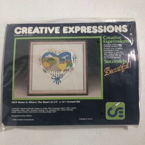 VTG Creative Expressions Embroidery Crewel Kit